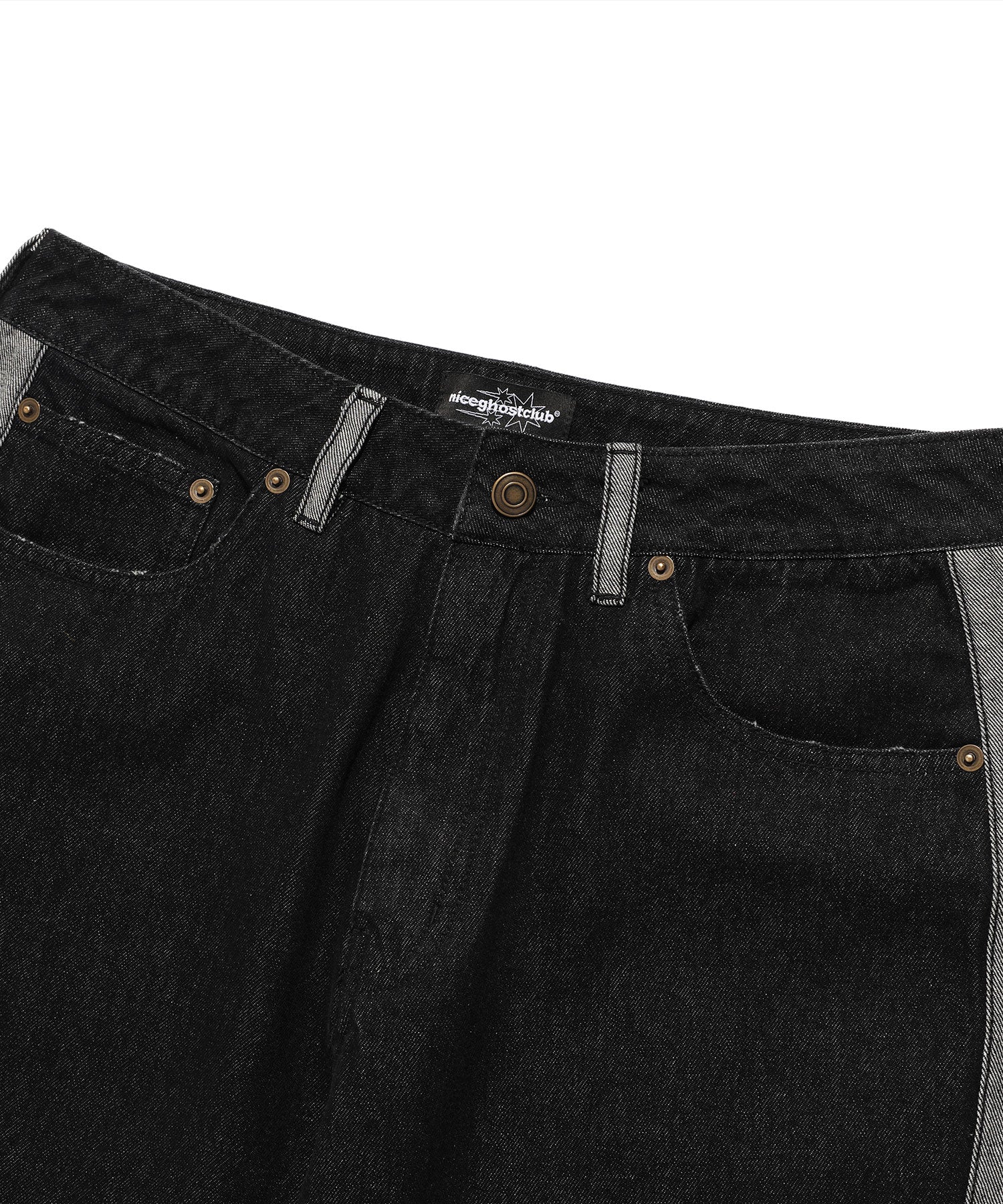 Nice Ghost Club Side Panel Bootscut Jeans