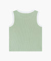 Marithé François Girbaud Kids Waffle Ringer Sleeveless
