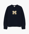 Marithé François Girbaud M Applique Knit Pullover
