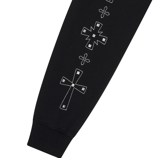 Mahagrid Cross Stud Hood Zip Up
