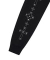 Mahagrid Cross Stud Hood Zip Up