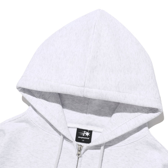 Nice Ghost Club 3 Star Appliqué Hoodie Zip Up