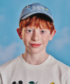Marithé François Girbaud Disney Mickey Kids Pattern Ball Cap in Cream