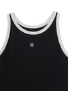 MLB Women's Basic Ringer Ribbed Sleeveless Ops