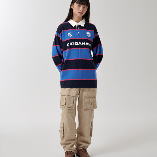 Mahagrid Stripe Rugby Shirt