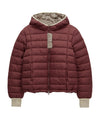 Bitter Cells Hood Check Light Puffer Jacket