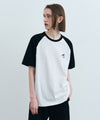 Marithé François Girbaud Monogramme M+FG Logo Raglan Tee