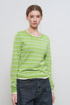 General Idea WOMAN Stripe Layered Pullover
