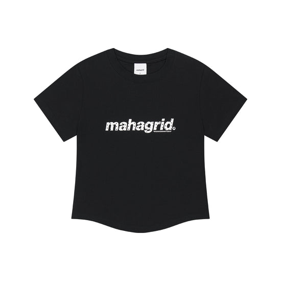 Mahagrid Dot Basic Logo Round Crop Tee