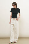 General Idea WOMAN Acetate Twisted Short Sleeve T-Shirt