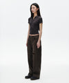 Mahagrid Button-Up Collar Knit