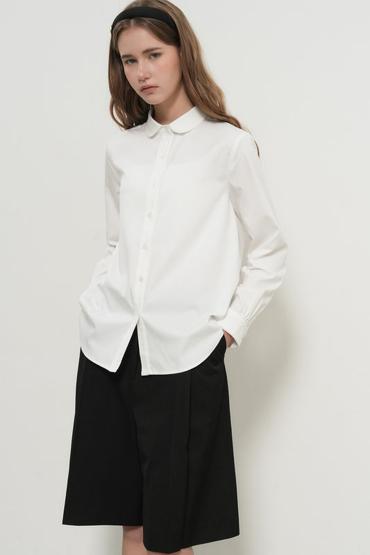General Idea WOMAN Wrinkle-Free Round Collar Blouse