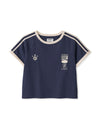 AEAE Athlete Stripe Half T-Shirt