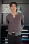 General Idea Unisex Pocket Crew Neck Cardigan