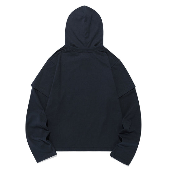 Nice Ghost Club Think Layered L/S Hoodie [Navy]