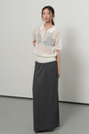 General Idea WOMAN Maxi Banding Knit Skirt