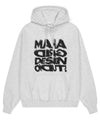 Mahagrid Halftone Hoodie Light Grey