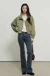 General Idea WOMAN Big Pocket Semi Crop Jacket
