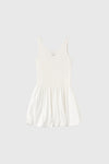 General Idea WOMAN Jersey Top Balloon One-Piece [WHITE]