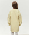 Marithé François Girbaud Kids Bear Classic Logo Sweat Dress (Brushed) Light Yellow