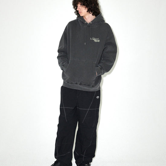 Mahagrid Logo List Pigment Hoodie