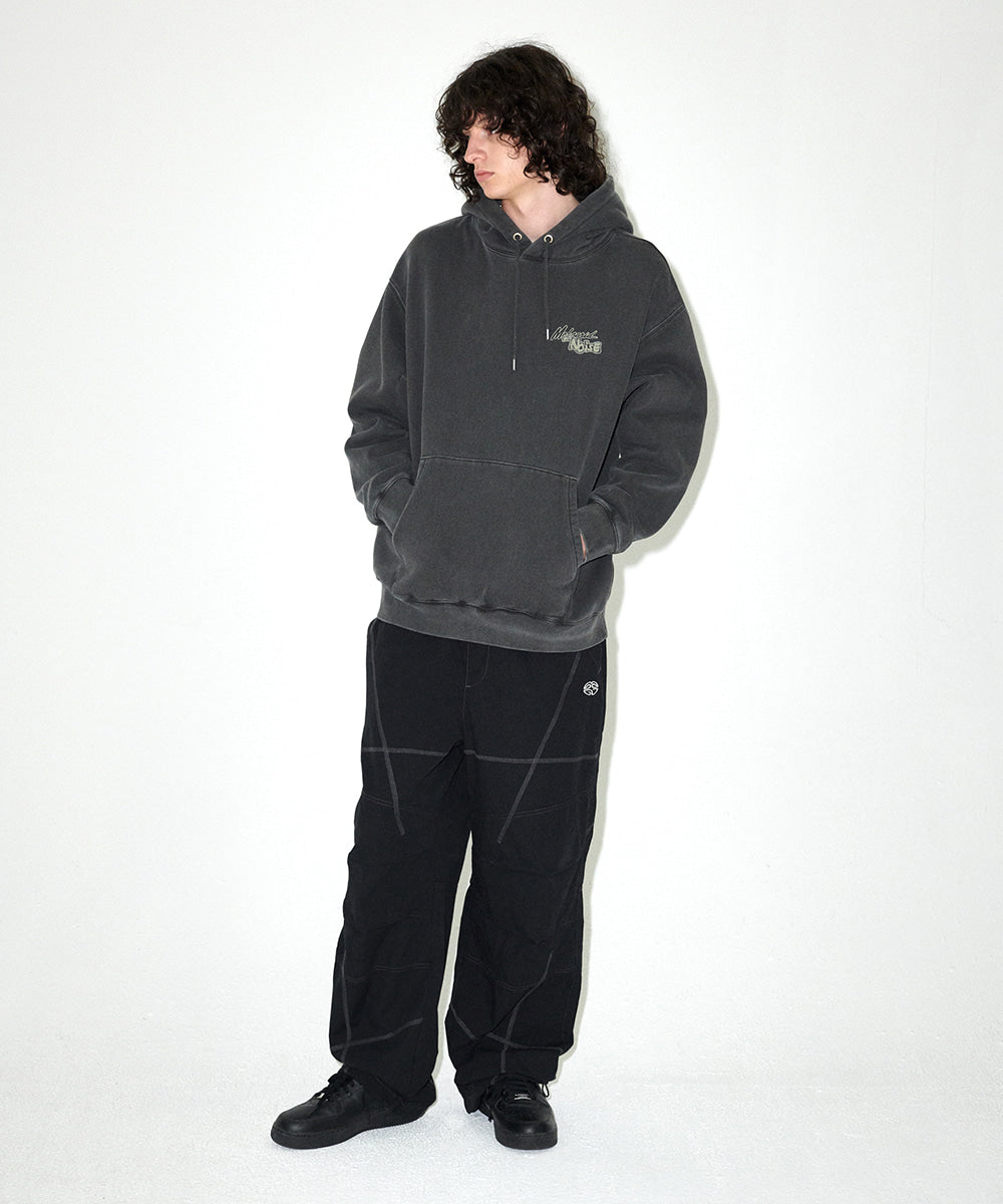 Mahagrid Logo List Pigment Hoodie