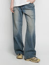 ADLV Women's Semi Boots Cut Washed Denim Pants
