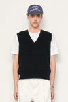 General Idea MAN Essential V-Neck Cable Knit Vest