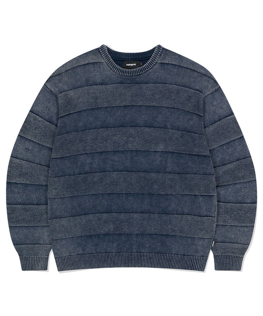 Mahagrid Washed Stripe Knit