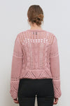 General Idea WOMAN Cable Crochet Cardigan