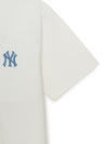 MLB Vintage Denimlike Monogram Big Lux Over Fit T-shirt
