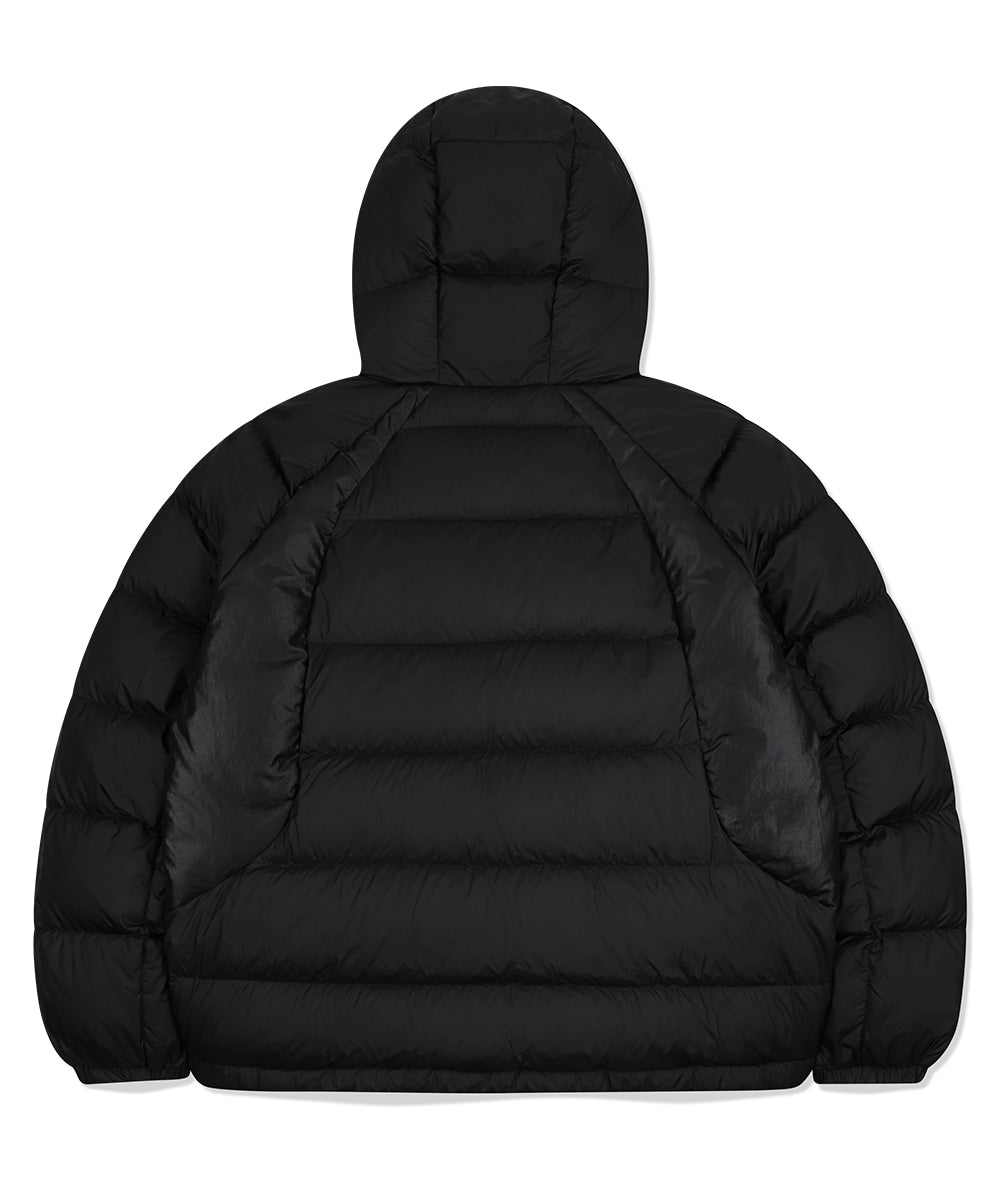 Mahagrid Paneled Down Puffer [Black]