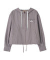 Bitter Cells Hoodie Crop Shirt Jacket