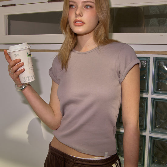 Bitter Cells Essential Golgi Half Tee-Taupe