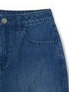 MLB Women's Varsity Lettering Denim Skirt