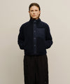 Marithé François Girbaud Marithé Sport Women's Fleece Crop Jacket Navy