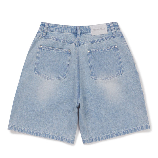 Bitter Cells Rachel Pearl Shorts-Light Blue