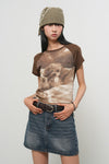 General Idea WOMAN Sleeping Pet Lingerie Tee