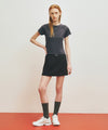 Marithé François Girbaud Marithé SPORT FLARE MINI SKIRT