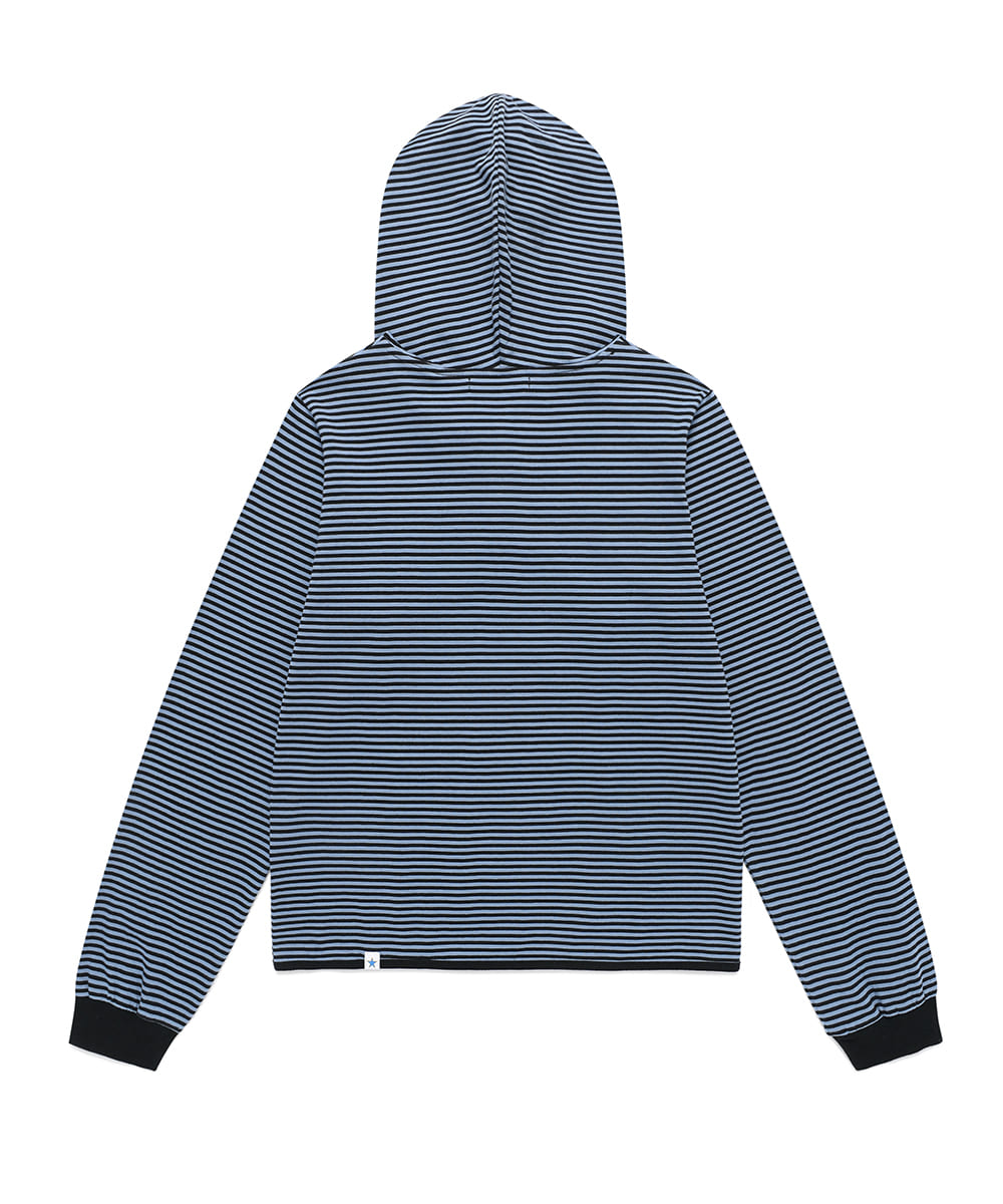 Cavish Women's Stud Striped Hoodie