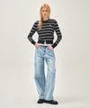 Marithé François Girbaud W STRIPE KNIT CARDIGAN