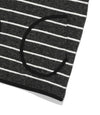 Nice Ghost Club Stripe Sleeveless Hoodie [Charcoal]