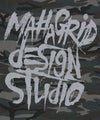 Mahagrid Camo Pattern Slash Logo Tee