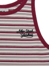 MLB Women's Stripe Sleeveless T-shirt