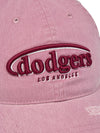 MLB Vintage Demage Curve Logo Unstructured Ballcap