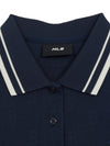MLB Women's Classic Monogram Tone-on-Tone Jacquard Collar Ops