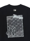 MLB Vintage Denimlike Monotive Over Fit T-shirt