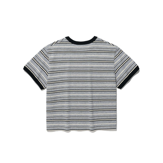 Nice Ghost Club Stripe 3 Star Basic Ringer Tee