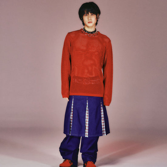 Nice Ghost Club 3 Stars Long Sleeve Knit Tee
