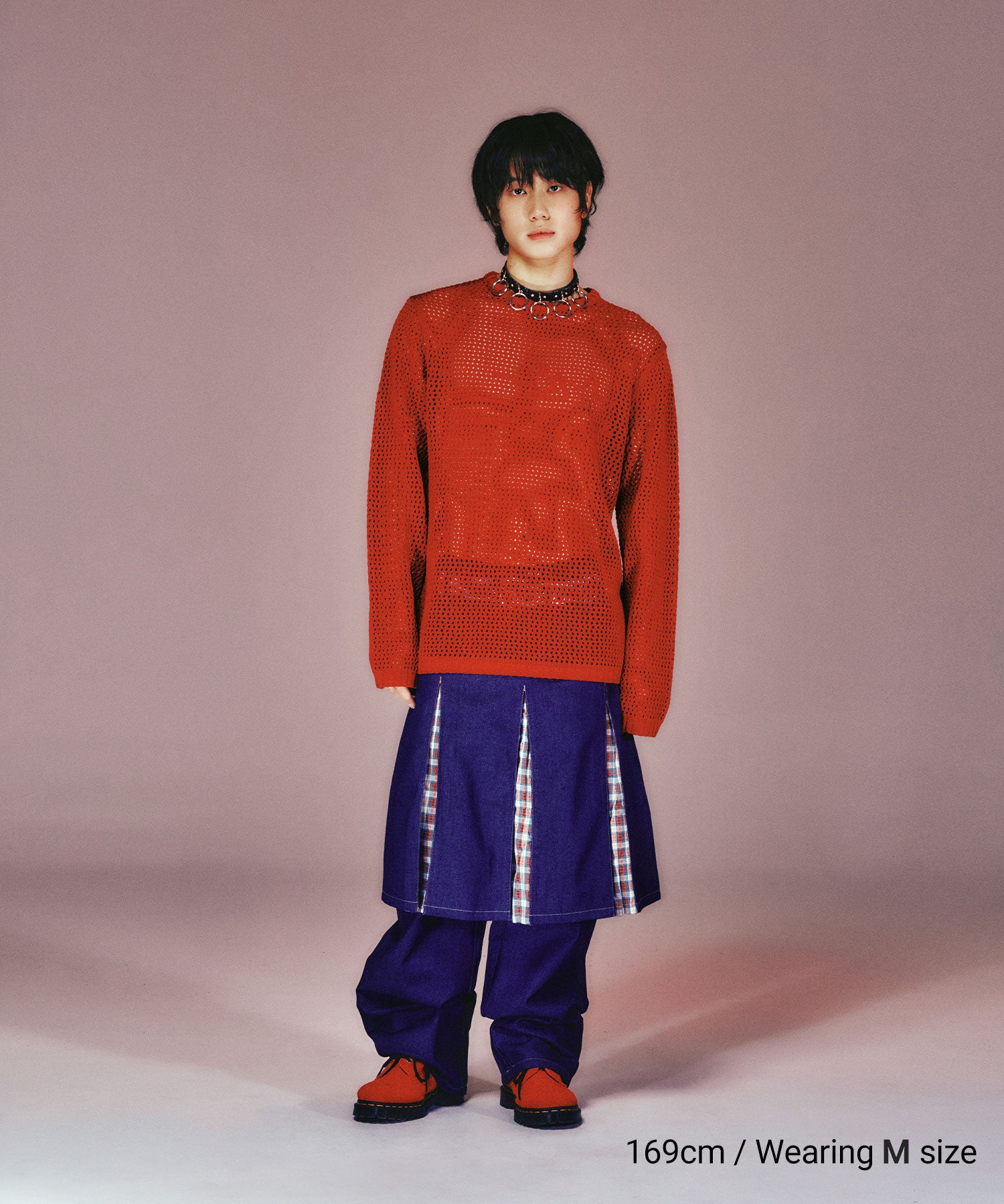 Nice Ghost Club 3 Stars Long Sleeve Knit Tee